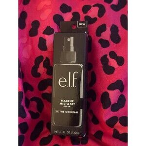 NEW e.l.f. Makeup Mist & Set Spray - Clear (Large 4.1 fl oz)